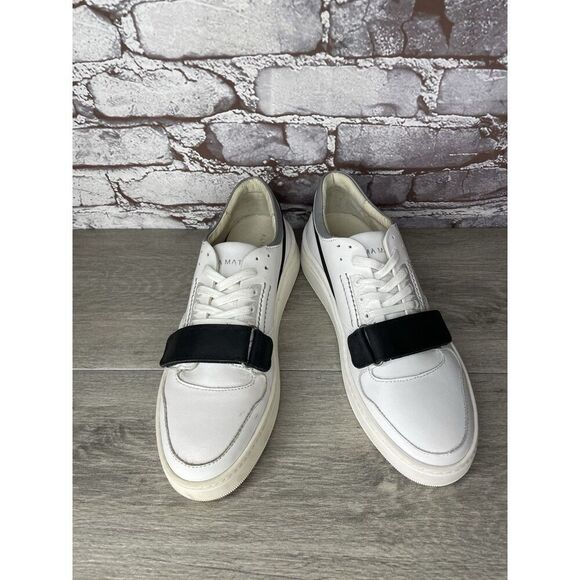 Gamma 4 True Alma Mater White Leather Strap Lace Up Shoes Men Sz 40EU/7M US W9.5 main image 15
